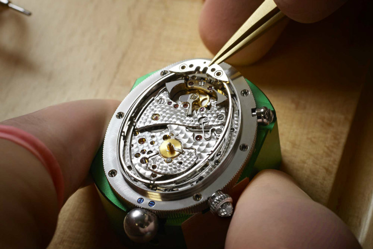 Breguet Minute Repeater Movement Watch Assembled By Watchmaker