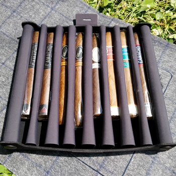 Davidoff Winston Churchill Travel Humidor Weave Tray Safe