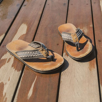 Flip Flops On Decking