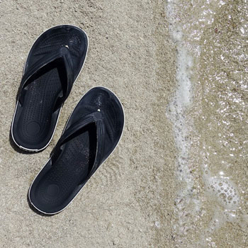 Flip Flops On The Beach