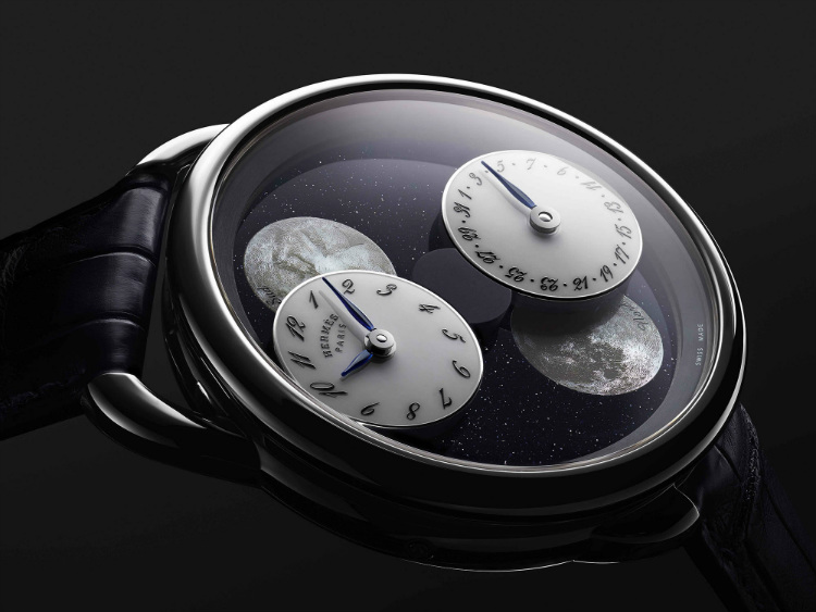 Hermès Arceau L’Heure De La Lune Moonphase Watch