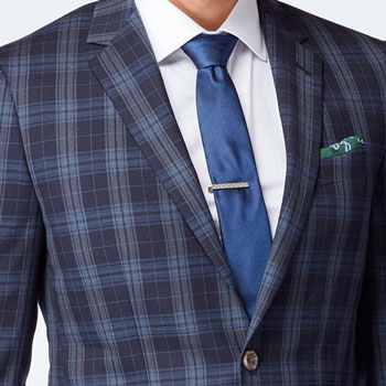 Indochino Midnight Plaid Twill Suit