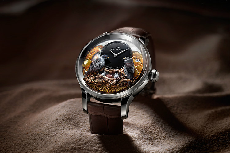 Jaquet Droz Bird Repeater Falcon Watch Gold J031034210