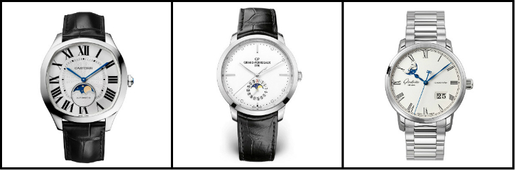 Moonphase Watches Under $10,000 Collage