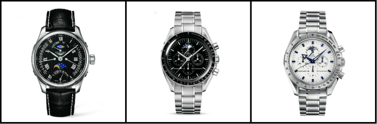 Moonphase Watches Under $5000 Collage