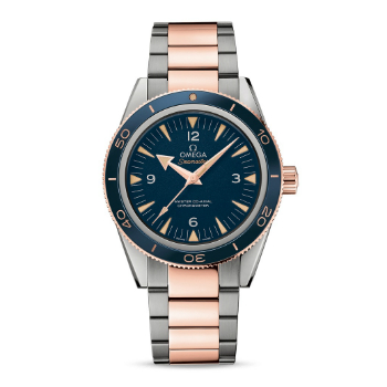 Omega Seamaster 300 Titanium Rose Gold Dive Watch