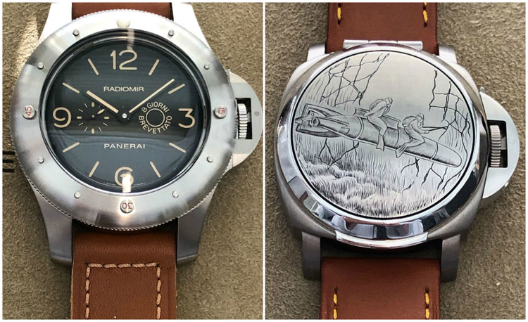Panerai Radiomir & Luminor With Engraved Lid