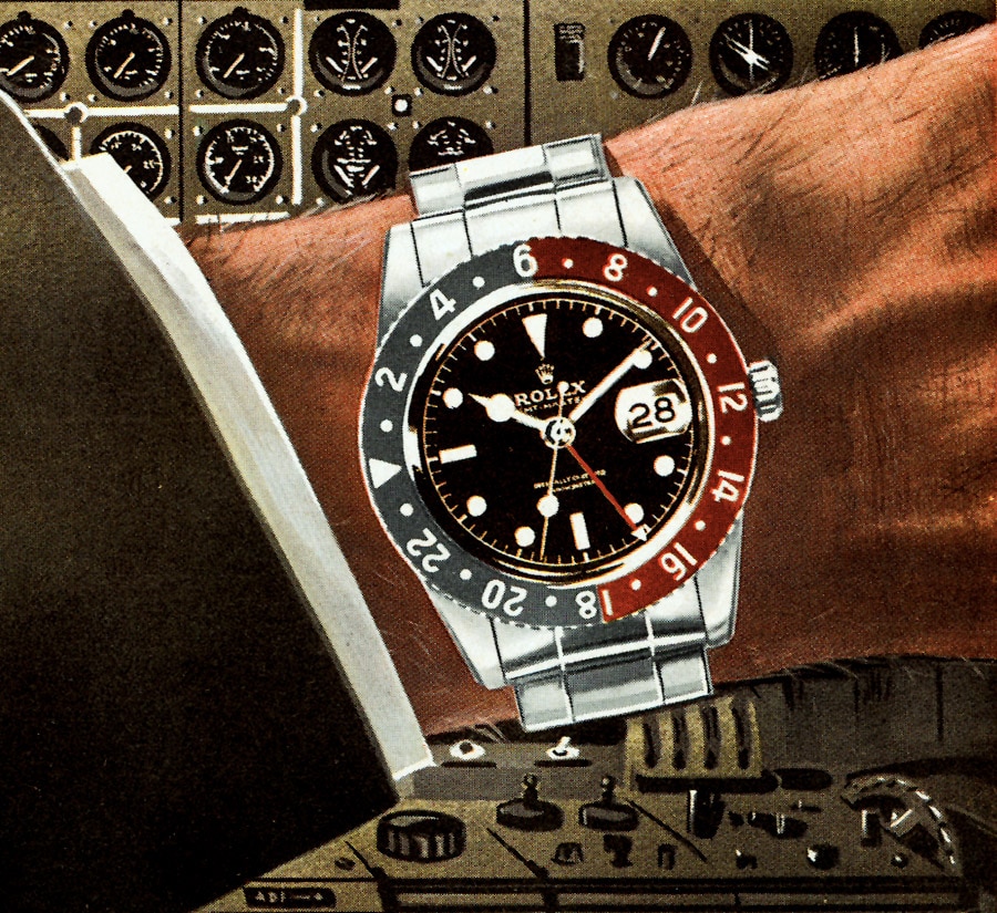 Rolex GMT-Master 6542 Vintage Ad
