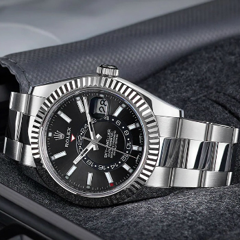 Rolex Sky-Dweller Black Dial Annual Calendar Watch