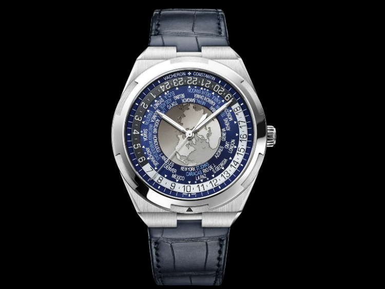 Vacheron Constantin Overseas World Time Alligator Strap