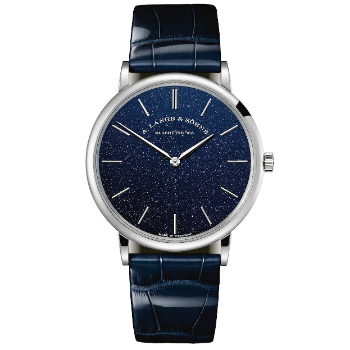 A. Lange & Sohne Saxonia Thin Gold Dress Watch