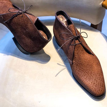 Altan Bottier Hippo Leather Chukka Boots