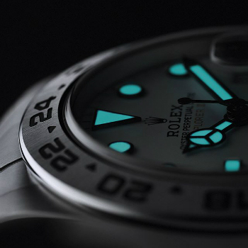 Explorer II 216570 Polar Dial Lume