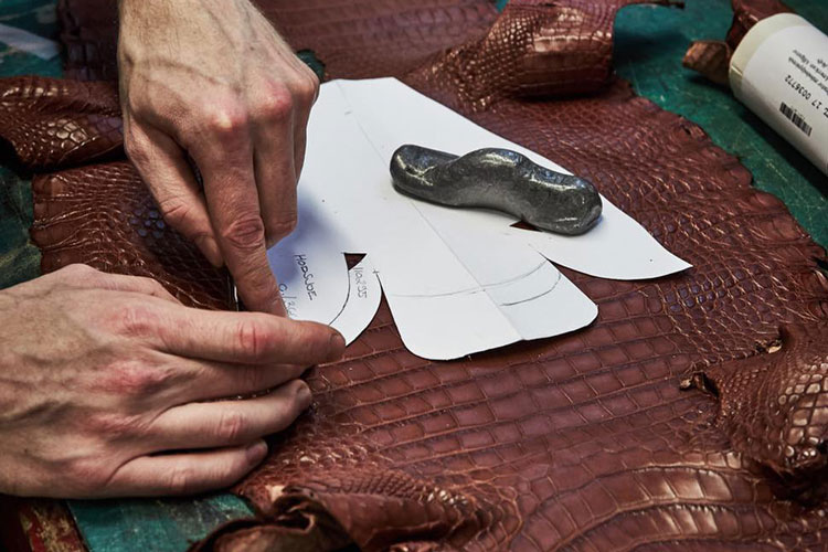 George Cleverley Alligator Skin