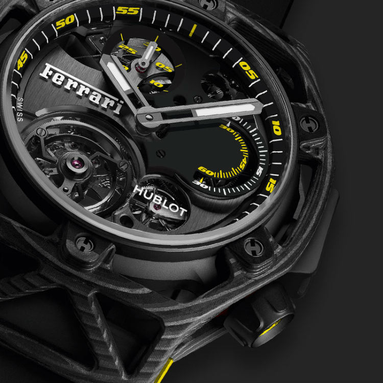 Hublot Techframe Ferrari Carbon Yellow