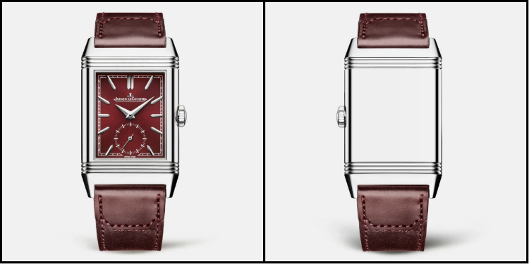 Jaeger-LeCoultre Reverso Tribute Burgundy Front & Back
