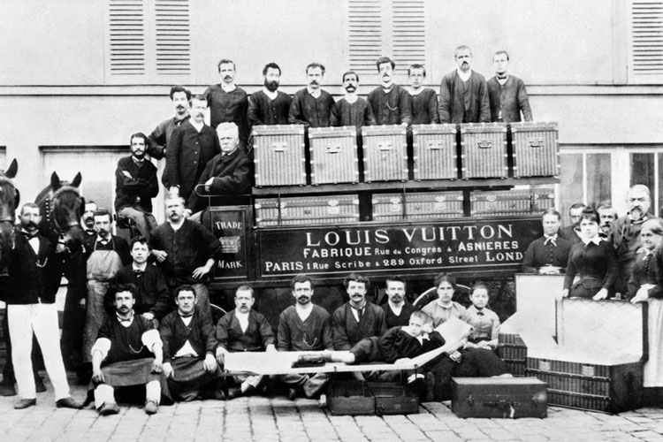 Louis Vuitton Trunk Cart
