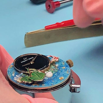 Making Jaquet Droz Magic Lotus Automaton