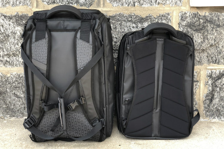 Nomatil Travel Pack & 40L Travel Bag Comparison