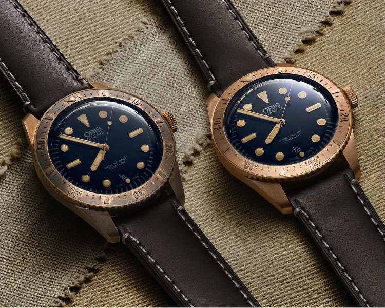 Oris Carl Brashear Bronze Watch Patina