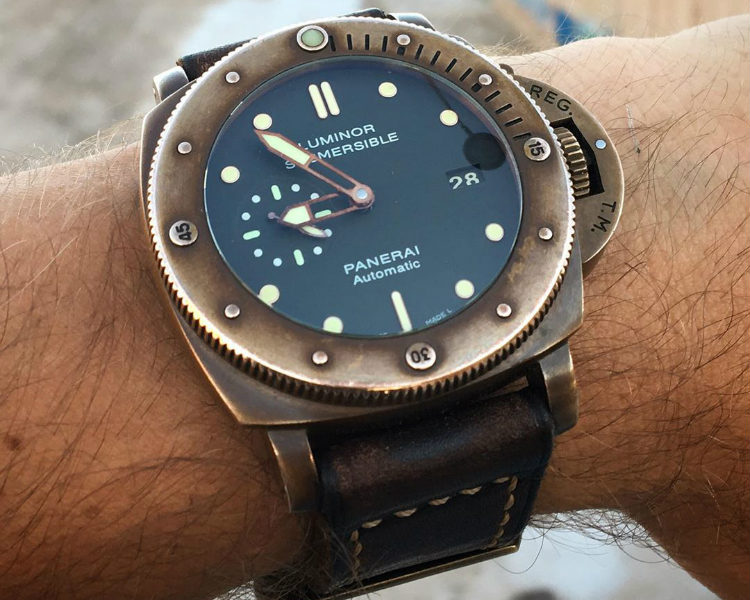 Panerai Bronzo PAM 382 Leather Strap