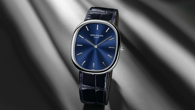 Patek Philippe Golden Ellipse 5738P Platinum Dress Watch