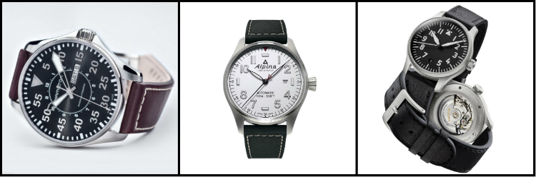 Pilot Watches Under $1000 Collage