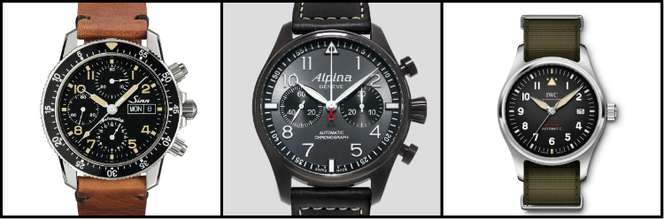 Pilot Watches Under $5000 Collage