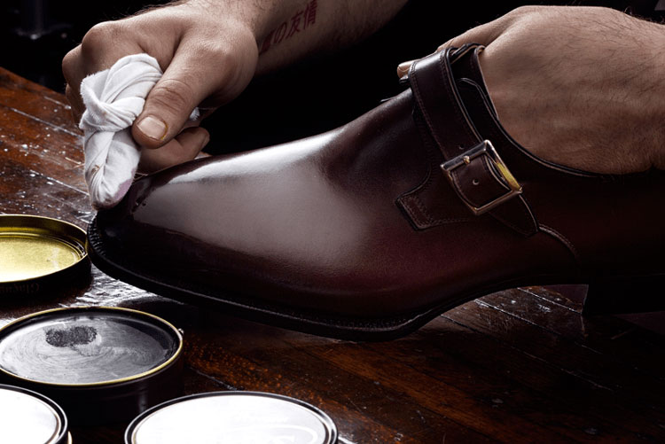 Riccardo Freccia Bestetti Shoes Being Polished