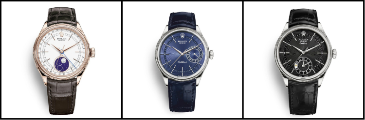 Rolex Cellini Moonphase Cellini Date Cellini Dual Time Collage