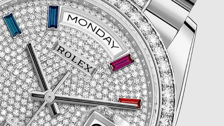 Rolex Diamond Day-Date Rainbow Dial