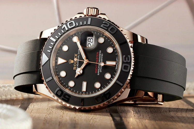 Rolex Everose Yacht-Master On Oysterflex Bracelet