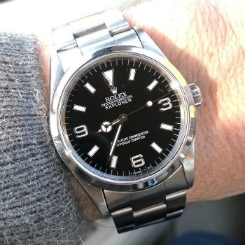 Rolex Explorer I 14270 Black Dial