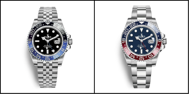 Rolex GMT Batman Jubilee & WG Pepsi