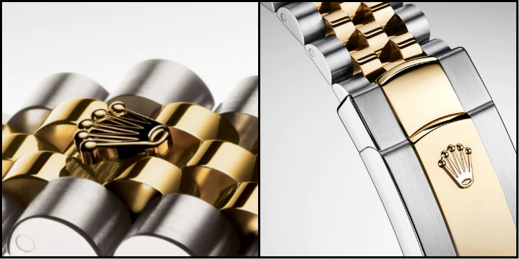 Rolex Jubilee Crown Clasp & Oysterclasp Collage