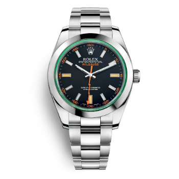 Rolex Milgauss 116400GV Black Dial Green Crystal