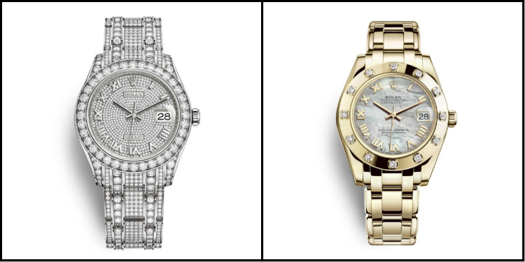 Rolex Pearlmaster 39 & Pearlmaster 34 Collage