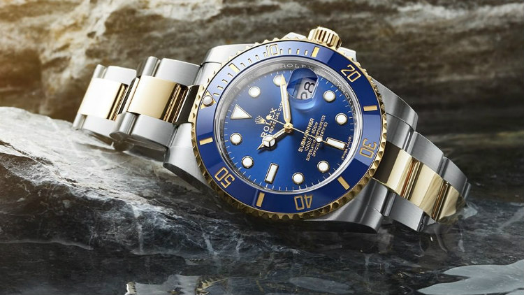 Rolex Submariner Blue And Gold 116613LB