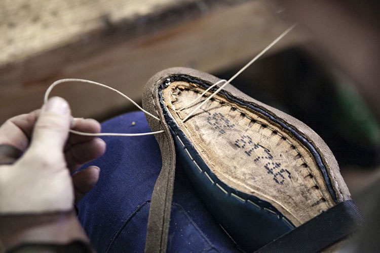 Saint Crispin's Sitching On Last