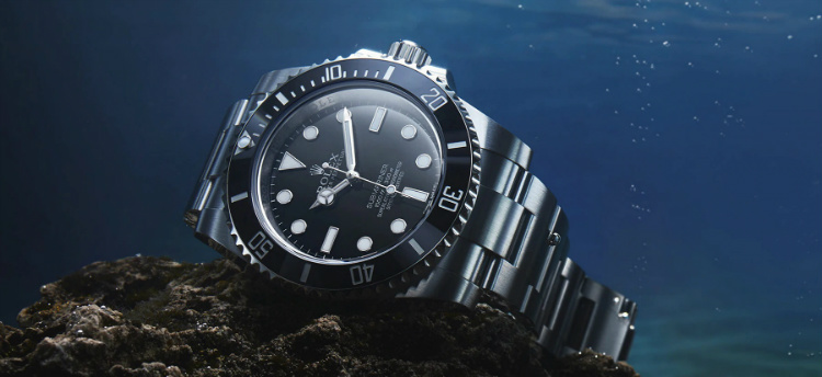 Submariner Black Face Rolex Watch