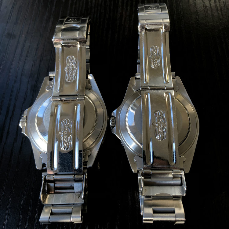 Fake Rolex Bracelet Clasp vs Real