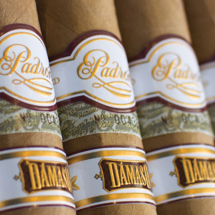 Padrón Dámaso Cigars In A Row