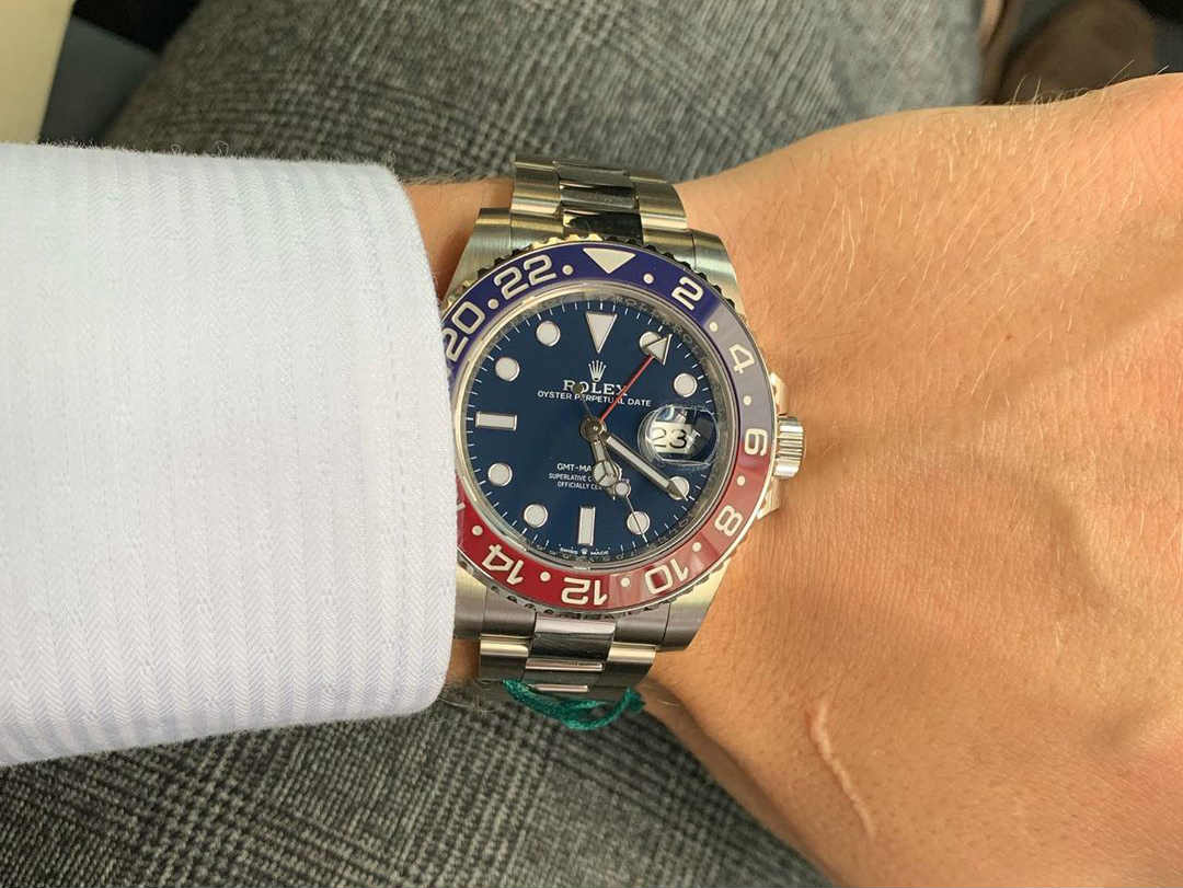 Rolex White Gold Pepsi GMT-Master 116719 BLRO