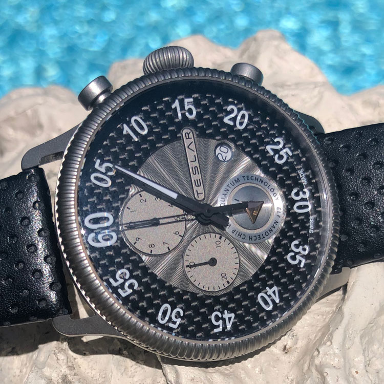 Teslar Re-Balance T-1 Sport Chrono Over Pool