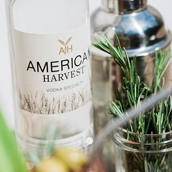 American Harvest Vodka With Rosemary