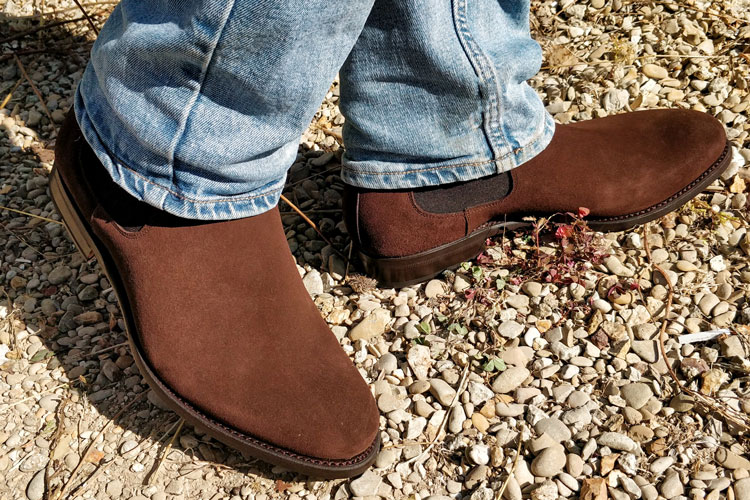 Apoint Brand NYC Chelsea Boots In Moka