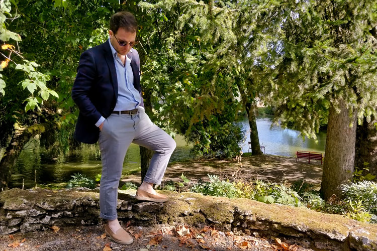 Apoint Espadrilles & Blazer Near River