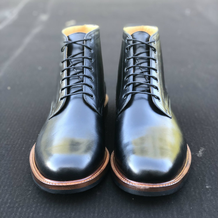BS Lopez Service Boot Black Calfskin