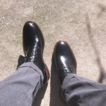 Beckett Lopez Service Black Boot Grey Pants