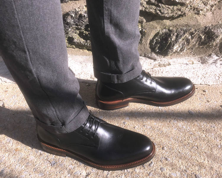 Beckett Lopz Boot With Grey Trousers